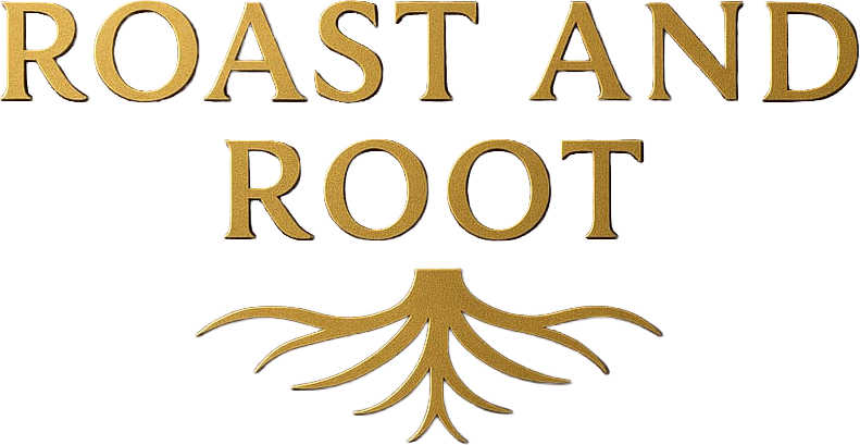 Roast and Root Long logo